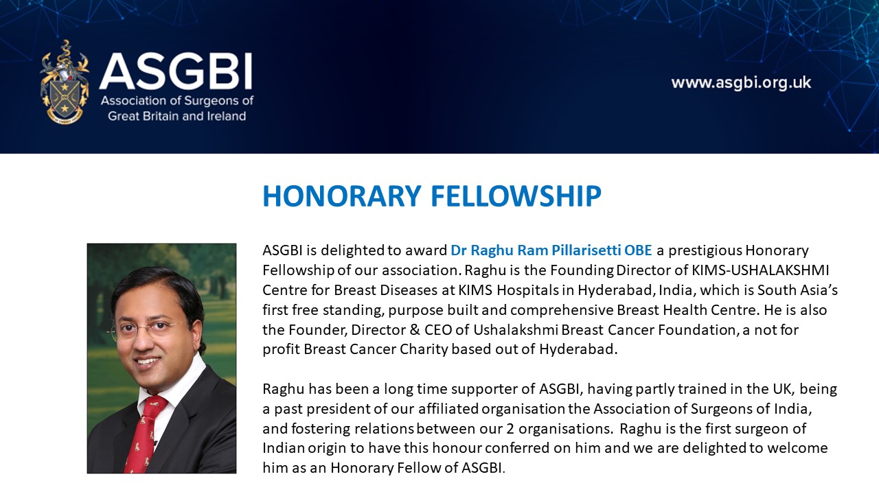 Honorary Fellowship, ASGBI